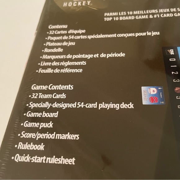 ICEBREAKER card hockey board game Limited edition bilingual Rare! New and Sealed - Picture 6 of 7